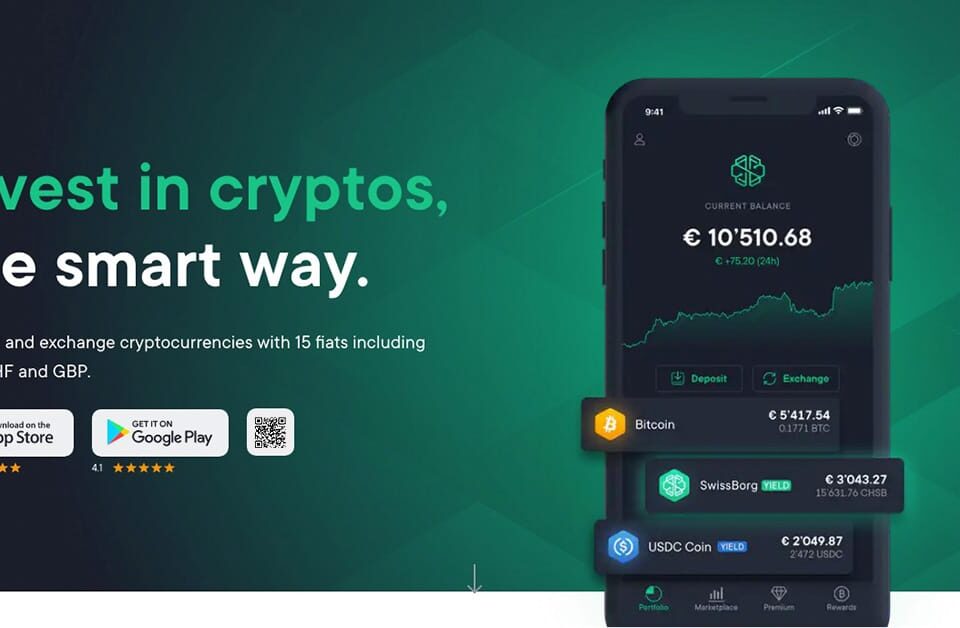 Oportunidad criptomonedas en Suiza SwissBorg