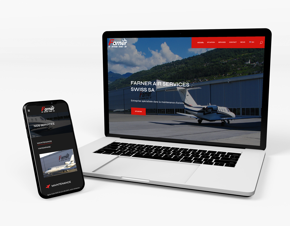 Logros Sitio web de Farner Aviation