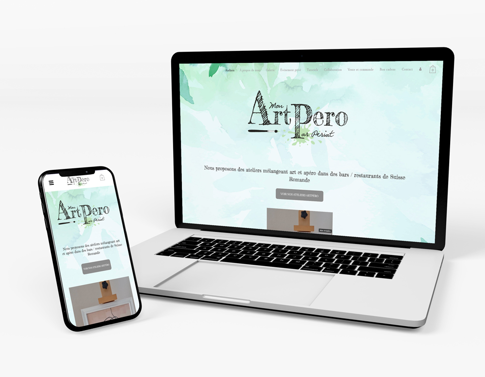 Logros Página web de venta de arte y Talleres Suiza